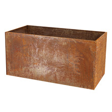 Højbed m/bund rust 80 x 40 x 40 cm